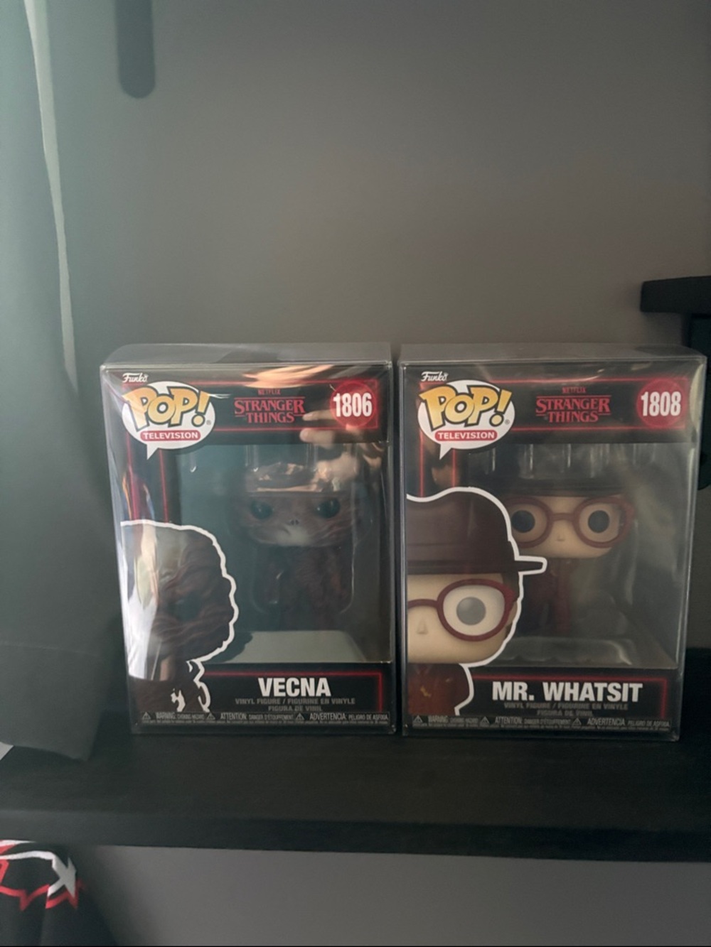 Funko Pop! Stranger Things Vecna & Mr. Whatsit Duo - Black/Brown/Red